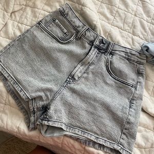 Black/Grey High Waisted Wild Fable Jean Shorts